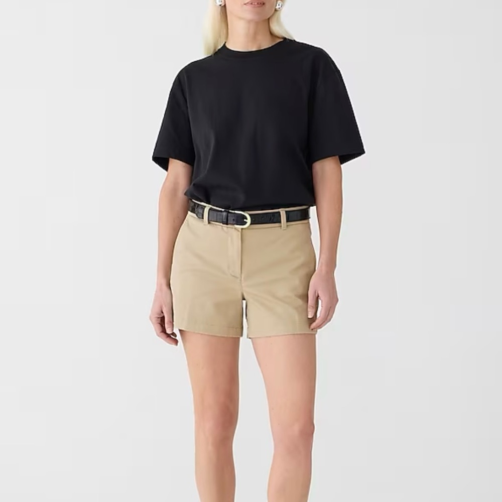 4” tan cargo Jcrew shorts